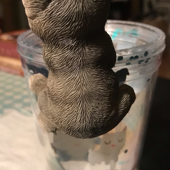 Gray Kitten Pot Hugger. So cute on plants, tanks & aquariums! You’ll love it! - Picture 11 of 13